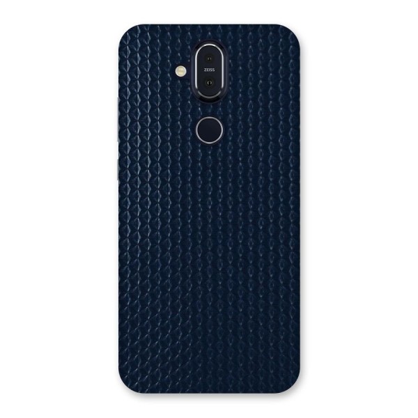 Blue Pattern Back Case for Nokia 8.1